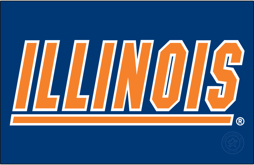 Illinois Fighting Illini 1995-2014 Primary Dark Logo v2 iron on transfers for T-shirts